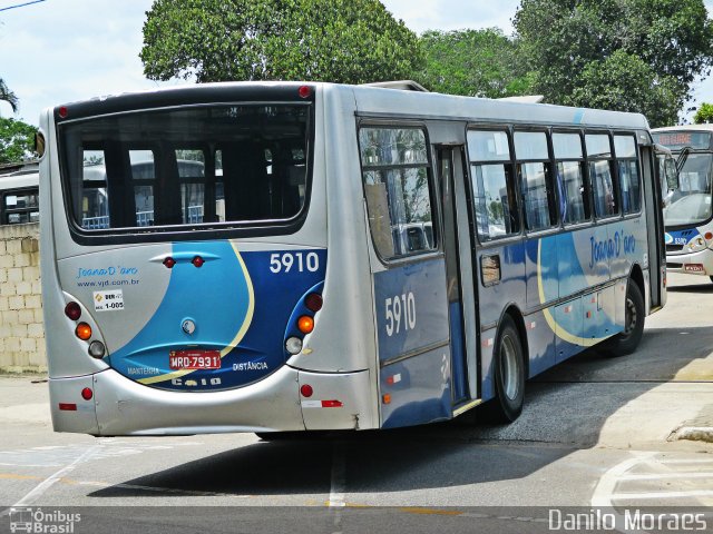 Viação Joana D´arc 5910 na cidade de Linhares, Espírito Santo, Brasil, por Danilo Moraes. Número da foto: #4726978.