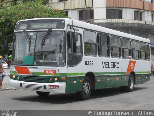 Auto Viação Veleiro 8382 na cidade de Maceió, Alagoas, Brasil, por Rodrigo Fonseca. ID da foto: 4749247.