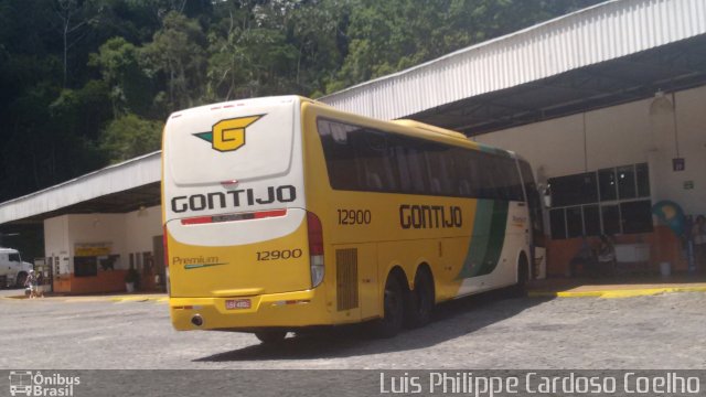 Empresa Gontijo de Transportes 12900 na cidade de Manhuaçu, Minas Gerais, Brasil, por Luis Philippe Cardoso Coelho. Número da foto: #4750300.