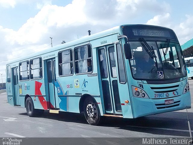 Aliança Transportes Urbanos 21907 na cidade de Fortaleza, Ceará, Brasil, por Matheus Lima Teixeira. Número da foto: #4748002.