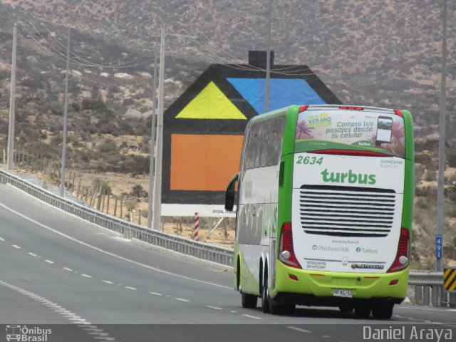 TurBus 2634 na cidade de , por Araya Daniel . Número da foto: #4748363.