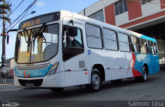 Expresso Lorenzutti 624 na cidade de Vila Velha, Espírito Santo, Brasil, por Saimom  Lima. ID da foto: 4749468.