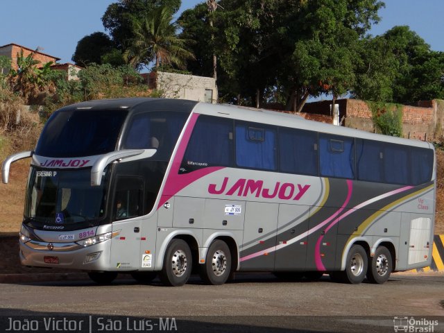 Viação Jam Joy 8814 na cidade de São Luís, Maranhão, Brasil, por João Victor. ID da foto: 4750068.