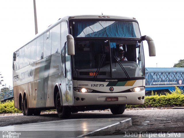 Empresa Gontijo de Transportes 17275 na cidade de Uberlândia, Minas Gerais, Brasil, por Joao Felipe da Silva . Número da foto: #4748439.