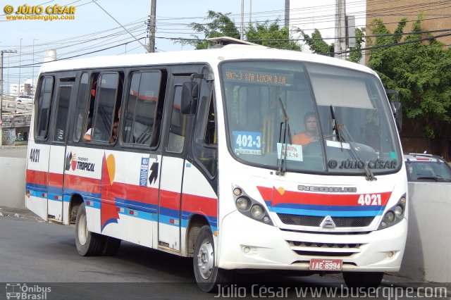 Transporte Tropical 4021 na cidade de Aracaju, Sergipe, Brasil, por Julio Cesar  Barbosa Martins. Número da foto: #4747762.