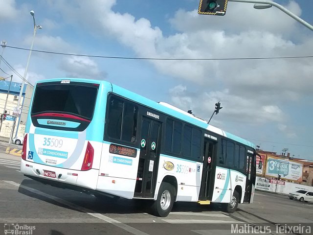 Rota Sol > Vega Transporte Urbano 35509 na cidade de Fortaleza, Ceará, Brasil, por Matheus Lima Teixeira. ID da foto: 4750959.