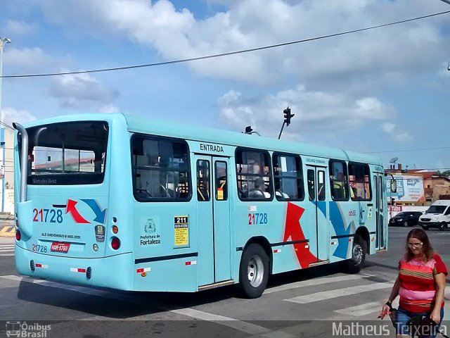 Aliança Transportes Urbanos 21728 na cidade de Fortaleza, Ceará, Brasil, por Matheus Lima Teixeira. Número da foto: #4750967.