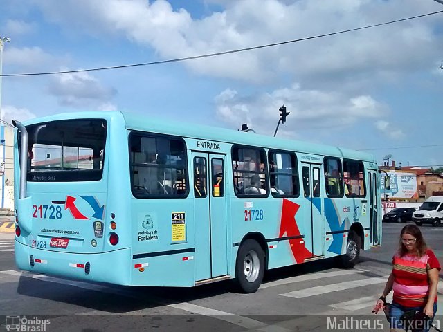 Aliança Transportes Urbanos 21728 na cidade de Fortaleza, Ceará, Brasil, por Matheus Lima Teixeira. ID da foto: 4750967.