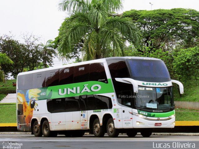 Empresa União de Transportes 4183 na cidade de Londrina, Paraná, Brasil, por Lucas Oliveira . ID da foto: 4751727.