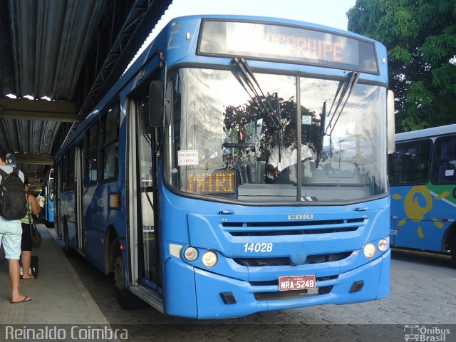 Serramar Transporte Coletivo 14028 na cidade de Serra, Espírito Santo, Brasil, por Reinaldo Coimbra. ID da foto: 4753315.