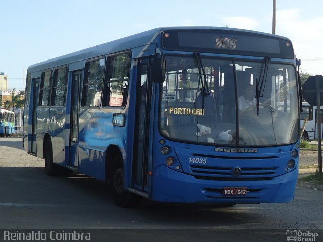 Serramar Transporte Coletivo 14035 na cidade de Serra, Espírito Santo, Brasil, por Reinaldo Coimbra. ID da foto: 4753307.