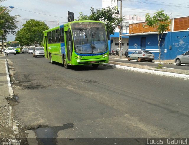 Transportes Therezina 03143 na cidade de Teresina, Piauí, Brasil, por Lucas Gabriel. ID da foto: 4753167.