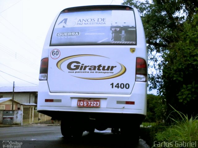 Viação Giratur 1400 na cidade de Caxias do Sul, Rio Grande do Sul, Brasil, por Carlos Gabriel. Número da foto: #4753501.