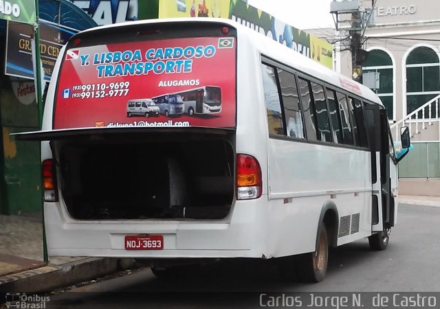 Ônibus Particulares NOJ3693 na cidade de Santarém, Pará, Brasil, por Carlos Jorge N.  de Castro. Número da foto: #4754888.