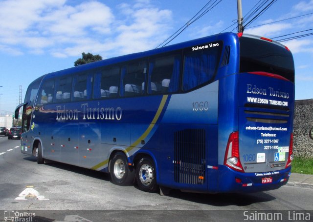 Edson Turismo 1060 na cidade de São Paulo, São Paulo, Brasil, por Saimom  Lima. ID da foto: 4755397.