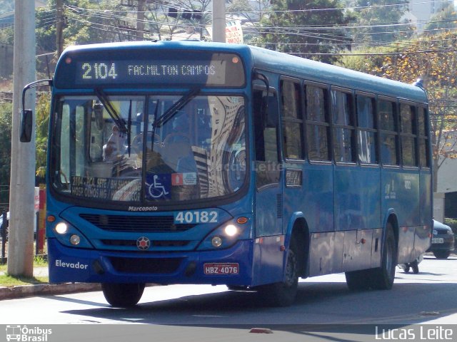 Viação Anchieta 40182 na cidade de Nova Lima, Minas Gerais, Brasil, por Lucas Leite. ID da foto: 4755416.