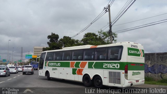 Empresa Gontijo de Transportes 21120 na cidade de São Paulo, São Paulo, Brasil, por Luiz Henrique Fornazari Toledo. ID da foto: 4753740.