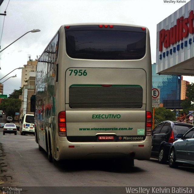 Viação Garcia 7956 na cidade de Sorocaba, São Paulo, Brasil, por Weslley Kelvin Batista. ID da foto: 4753804.