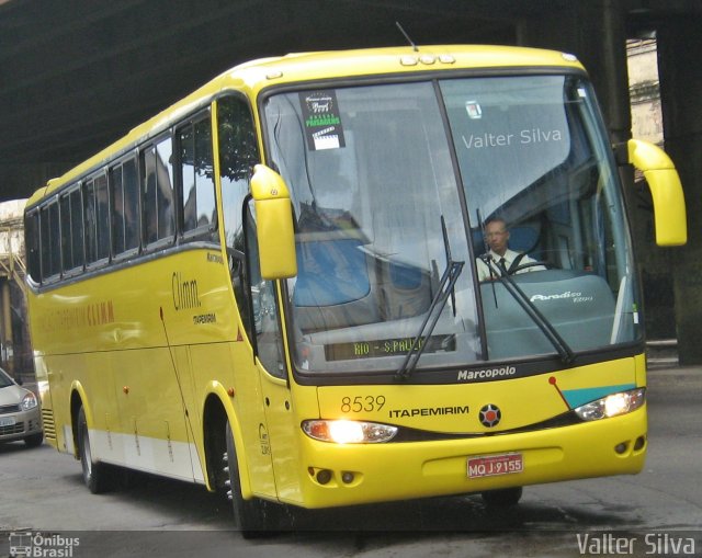 Viação Itapemirim 8539 na cidade de Rio de Janeiro, Rio de Janeiro, Brasil, por Valter Silva. ID da foto: 4755553.