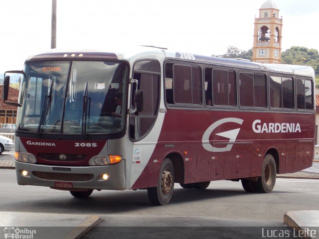 Expresso Gardenia 2085 na cidade de Itajubá, Minas Gerais, Brasil, por Lucas Leite. ID da foto: 4755524.