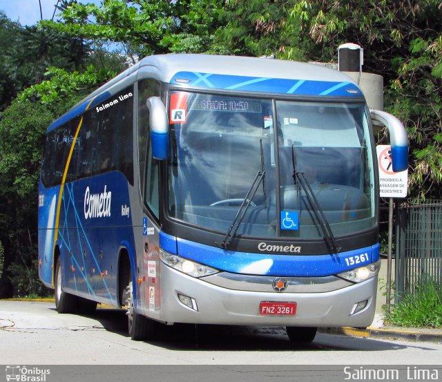 Viação Cometa 13261 na cidade de Vitória, Espírito Santo, Brasil, por Saimom  Lima. ID da foto: 4755294.