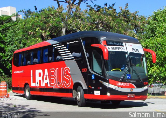 Lirabus 12101 na cidade de São Paulo, São Paulo, Brasil, por Saimom  Lima. Número da foto: #4755336.
