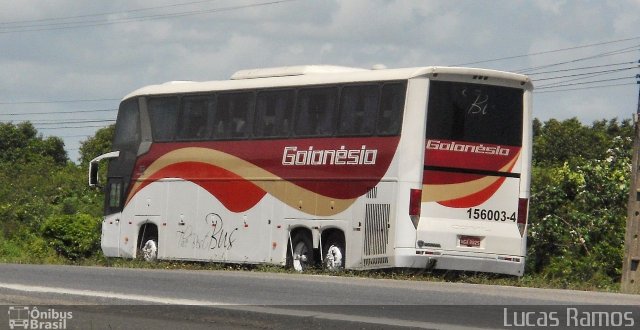 Auto Viação Goianésia 156003-4 na cidade de Jaboatão dos Guararapes, Pernambuco, Brasil, por Lucas Ramos. Número da foto: #4755304.