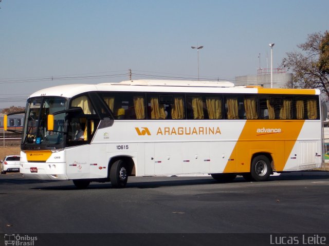 Viação Araguarina 10615 na cidade de Brasília, Distrito Federal, Brasil, por Lucas Leite. Número da foto: #4755444.