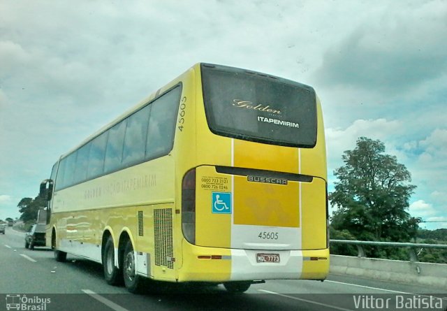 Viação Itapemirim 45605 na cidade de Campinas, São Paulo, Brasil, por Vittor Batista. Número da foto: #4755539.