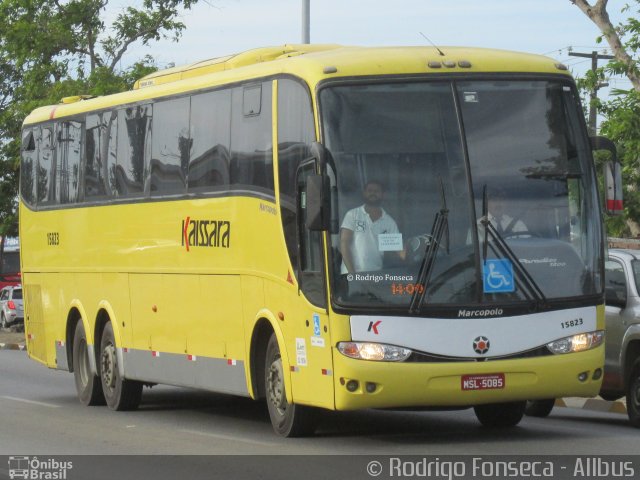 Kaissara - Viação Caiçara 15823 na cidade de Maceió, Alagoas, Brasil, por Rodrigo Fonseca. ID da foto: 4757745.