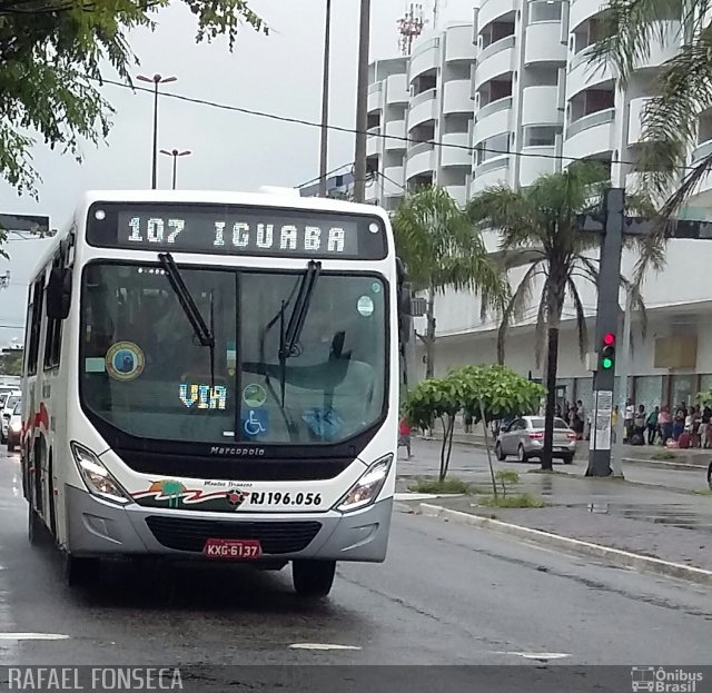 Viação Montes Brancos RJ 196.056 na cidade de Cabo Frio, Rio de Janeiro, Brasil, por RAFAEL  JUNIO FONSECA. Número da foto: #4758245.
