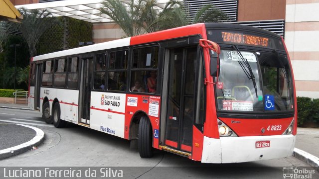 Express Transportes Urbanos Ltda 4 8823 na cidade de São Paulo, São Paulo, Brasil, por Luciano Ferreira da Silva. ID da foto: 4758170.