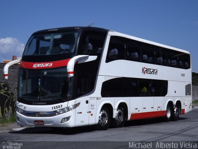 Kaissara - Viação Caiçara 15507 na cidade de São Paulo, São Paulo, Brasil, por Michael  Alberto Vieira. Número da foto: #4756497.