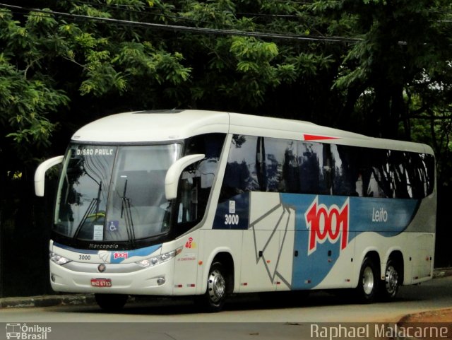 Auto Viação 1001 3000 na cidade de São Paulo, São Paulo, Brasil, por Raphael Malacarne. ID da foto: 4757296.