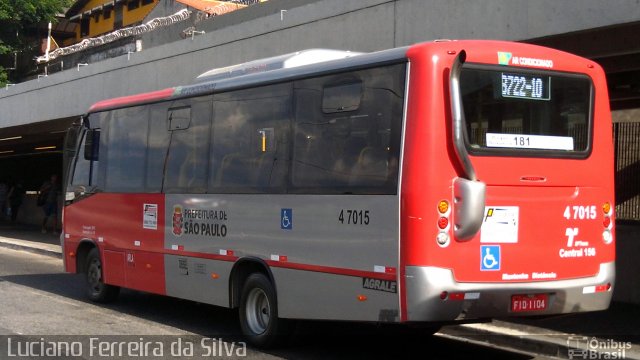 Pêssego Transportes 4 7015 na cidade de São Paulo, São Paulo, Brasil, por Luciano Ferreira da Silva. ID da foto: 4758216.