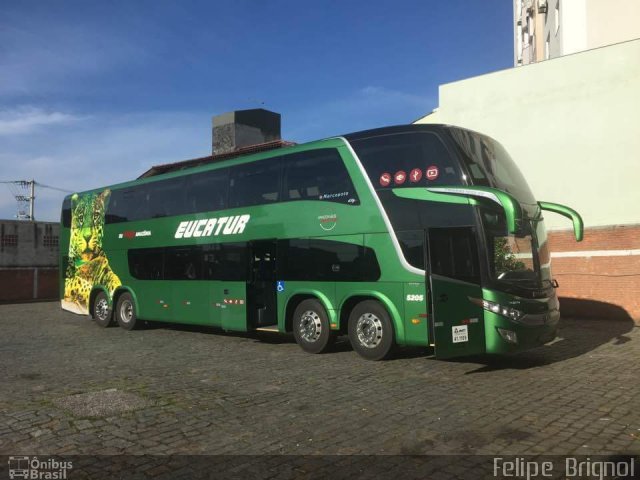 Eucatur - Empresa União Cascavel de Transportes e Turismo 5305 na cidade de Florianópolis, Santa Catarina, Brasil, por Felipe  Brignol. Número da foto: #4759139.