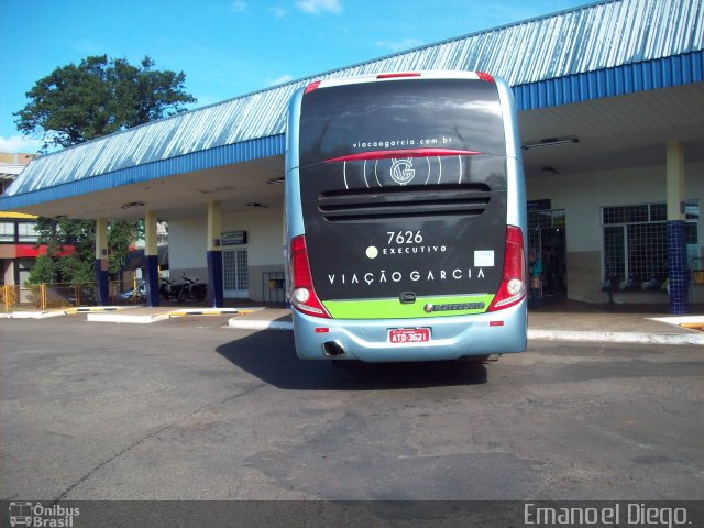 Viação Garcia 7626 na cidade de Rolândia, Paraná, Brasil, por Emanoel Diego.. Número da foto: #4758945.
