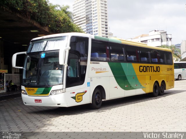 Empresa Gontijo de Transportes 12045 na cidade de Belo Horizonte, Minas Gerais, Brasil, por Victor Stanley. ID da foto: 4759409.