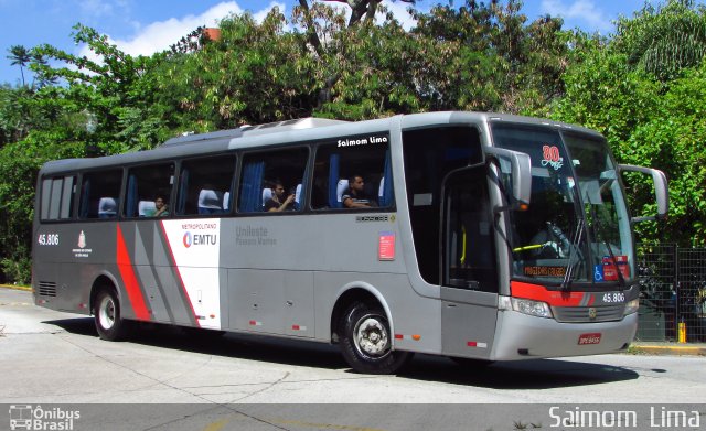 Empresa de Ônibus Pássaro Marron 45.806 na cidade de São Paulo, São Paulo, Brasil, por Saimom  Lima. Número da foto: #4762738.