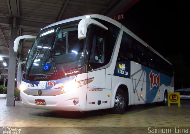 Auto Viação 1001 RJ 108.799 na cidade de Queluz, São Paulo, Brasil, por Saimom  Lima. ID da foto: 4762806.