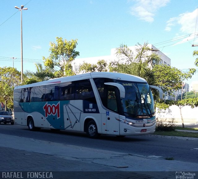 Auto Viação 1001 RJ 108.423 na cidade de Cabo Frio, Rio de Janeiro, Brasil, por RAFAEL  JUNIO FONSECA. ID da foto: 4763230.