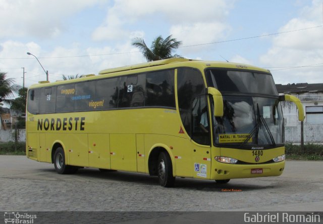 Viação Nordeste 1480 na cidade de Natal, Rio Grande do Norte, Brasil, por Gabriel Torres. Número da foto: #4762766.