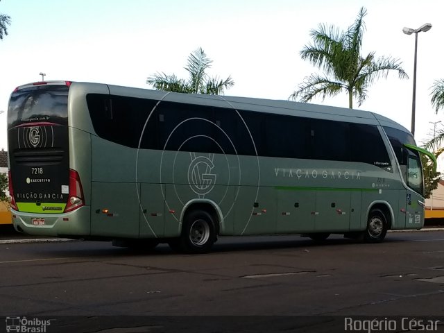 Viação Garcia 7218 na cidade de Londrina, Paraná, Brasil, por Rogério César. Número da foto: #4761672.