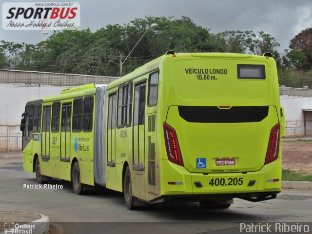 Viação Primor 400.205 na cidade de São Luís, Maranhão, Brasil, por Patrick Ribeiro. ID da foto: 4762143.