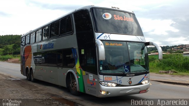 São José Viagens 5200 na cidade de Conselheiro Lafaiete, Minas Gerais, Brasil, por Rodrigo  Aparecido. Número da foto: #4763159.
