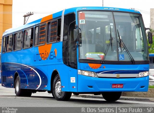 Litorânea Transportes Coletivos 7857 na cidade de São Paulo, São Paulo, Brasil, por Rafael Santos. Número da foto: #4760949.