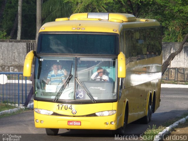 Viação Nordeste 1704 na cidade de João Pessoa, Paraíba, Brasil, por Marcelo Soares Cardoso. Número da foto: #4764591.
