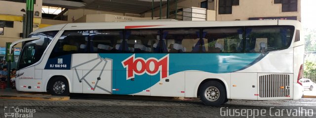 Auto Viação 1001 RJ 108.948 na cidade de Nova Friburgo, Rio de Janeiro, Brasil, por Giuseppe Carvalho. ID da foto: 4765770.