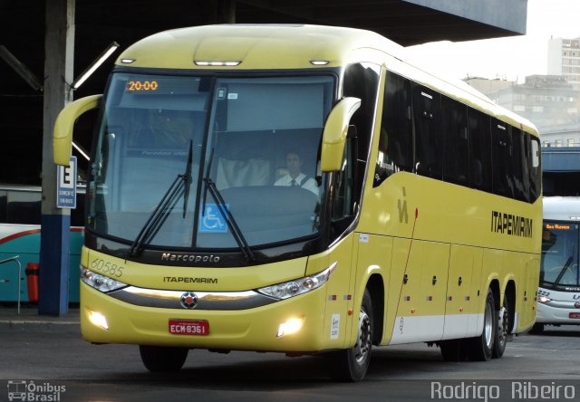 Viação Itapemirim 60585 na cidade de Porto Alegre, Rio Grande do Sul, Brasil, por Rodrigo  Ribeiro. ID da foto: 4768368.