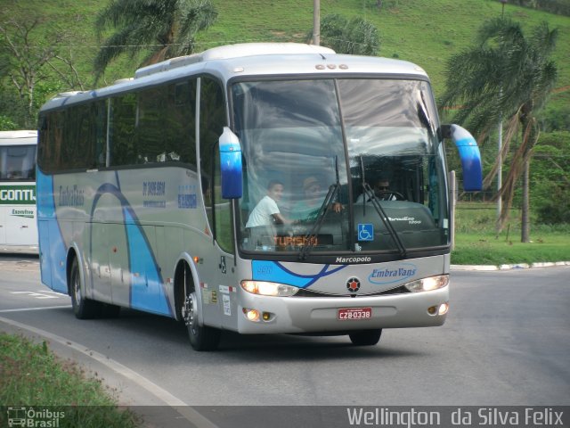 Embravans Turismo 996 na cidade de Viana, Espírito Santo, Brasil, por Wellington  da Silva Felix. Número da foto: #4767983.